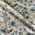 Flower Print Tussar Silk Fabric- F4518